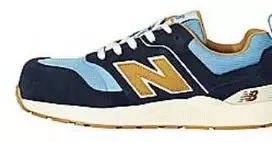 Bjerregaard Sikkerh „New Balance“ apsauginiai batai, 44 dydis – „Elite Lite“ mėlyna/kavos spalvos, kvėpuojantys, minkštas vidpadis, su raišteliais.
