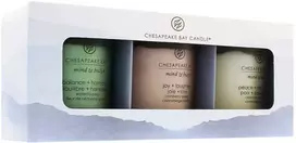 Chesapeake Bay Scented Candles Set kvepiančių žvakių rinkinys, 3 x 96 g