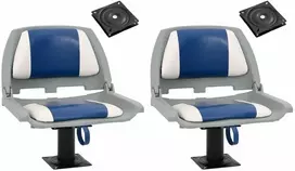 Valties sėdynės su kojomis su 360° pasukimo mechanizmais, 2vnt.