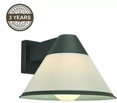 Sieninis šviestuvas Šviestuvas Domoletti ROCCO 39113, 60W, E27, IP44, juodas