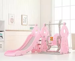 Children’s Slide w/ Swing & Basketball Hoop 4-in-1 inSPORTline Swingslide