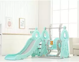 Children’s Slide w/ Swing & Basketball Hoop 4-in-1 inSPORTline Swingslide