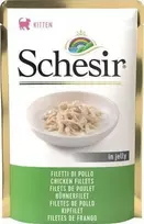 SCHESIR Vištienos filė želė - šlapias maistas kačiukams - 85g