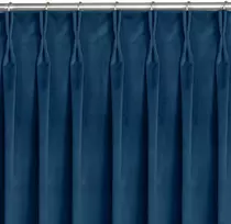 Homede Užuolaidos 135×270 indigo VELVET FLEX