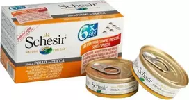 SCHESIR vištiena filė su moliūgu sultinyje - šlapias kačių maistas - 6x50g