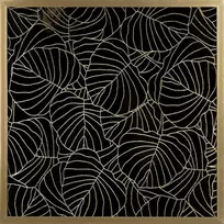 Eurofirany LIMITED COLLECTION LILI2 Paveikslas su auksiniu atspaudu aukso spalvos rėmelyje, 53X53 cm