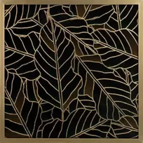 Eurofirany LIMITED COLLECTION LILI1 Paveikslas su auksiniu atspaudu aukso spalvos rėmelyje, 53X53 cm