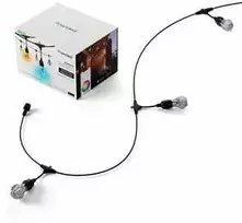 „Nanoleaf Essentials Matter“ išmaniosios daugiaspalvės lauko girliandos, prailginamos 15 m | 16 M+