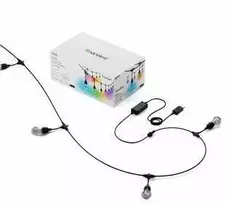 „Nanoleaf Essentials Matter“ išmaniųjų daugiaspalvių lauko lempučių girliandų pradinis rinkinys, 30 m | 16 mėn.+