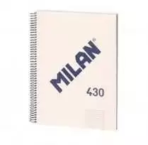 Teka Zeszyt na spirali A4/80K grotelės 1918 smėlio spalva MILAN