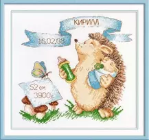 Oven Hedgehog Sampler (boy) S915