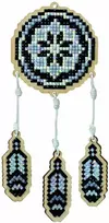 Wizardi Deimantinės mozaikos suvenyras Dreamcatcher - Pilkas WW200