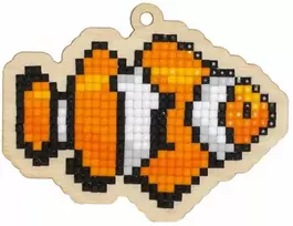Wizardi Deimantinės mozaikos suvenyras Clown Fish WW260