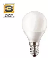 Lemputė, STANDART, LED, P45, 4.9W, E14, 4000K, 470lm, matinė