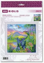 The Era of Dinosaurs Siuvinėjimo rinkinys iš RIOLIS Nr.: 2023