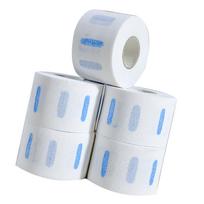 5 Rolls Neck Strips White Professional Stretchy Barber Neck Strips Paper Hairdressing Tool for Hair Cutting