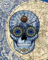 Hobilt Astrology Skull Deimantinio Paveikslo komplektas CS2573