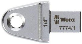 WERA 078640 Bit Adapter for Insertion 0.3 x 0.5 inches (9 x 12 mm) Joints, Size 1/4 inch HEX One size