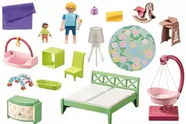 Playmobil – miegamasis su kūdikių žaidimų kampeliu (71609)