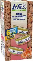 Life Pet Care Life Cat Maistas Tuno krevetės 6x50g