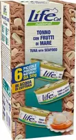 Life Pet Care Life Cat Maistas Katėms Tunas Jūros gėrybės 6x50g