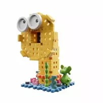 Marioinex Diplodocus ir Sea Mermaid kaladėlės 60 vnt Mini vaflių figūrėlė ZA5500