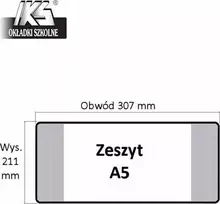 IKS Viršelis muzikos sąsiuviniui, aukštis 152mm x apimtis 435mm p25 IKS kaina už 1 vnt.