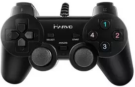 Marvo GT-006 žaidimų pultelis, 15 mygtukų, USB, juoda, vibruojanti