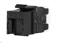 Solarix Quick Cut Keystone CAT5E UTP RJ45 juoda SXKJ-5E-UTP-BK-NA replėms SXKJ-NA-BU