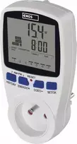 „Emos“ skaitmeninis vatmetro energijos matuoklis 230V 16A lizdui 5-3680W Emos P5805 baltas