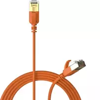 Procab PROCAB CSD570OR/1 Slimline tinklo kabelis - CAT7 RJ45 U/FTP Oranžinė versija - 1 metras