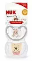 NUK NUK PACIFIC USP 2 EL 0-6M SIL SPACE 10730907 1/6