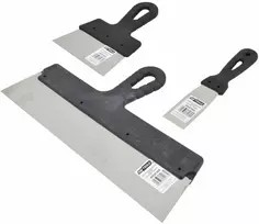 AW-Tools AWTOOLS GLAISTYKLĖ NERŪD.PL. 150mm PLAST. RANKENA JUODA