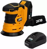 Ekscentrinis šlifuoklis JCB 18OS-2XB-E; 18 V; 1x2,0 Ah akum.