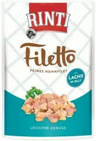 FINNERN GmbH end Co. KG Rinti Filetto šunų konservai su vištiena ir lašiša 100 g, maišelyje
