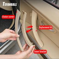 Car Interior Inner Door Handle Panel for BMW E90 E91 3 Series 2004-2012 Sedan Pull Trim Cover Auto Styling Beige cover(Right)