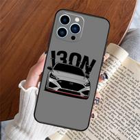 I30N Blue Cars Phone Case For iPhone 16 15 14 13 11 12 Pro Max Plus 12 13 Mini XR 16e Funda Silicone Cover For iPhone XR