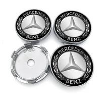 60MM Automobilio ratlankių centriniai dangteliai Ratlankiai Automobilių serija Automobilių ratlankiai Ratų dangtelis Mercedes Benz GLE GLC A B C E klasėms W246 W205 W213 AMG