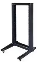 Toten 19 colių atviras grindų stovas, ratukai, 22U, 600x600, maksimali apkrova 150 kg