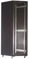 19" Komutacinė spinta TOTEN, System G, 22U, 600x800, perforuotos durys, iki 800kg, juoda / G3.6822.9801 / 19-G6822PP