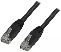 Deltaco TP-630S, 30 m, Cat6, U/UTP (UTP), RJ-45, RJ-45, juodas