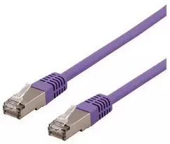 Deltaco SFTP-63PH, 3 m, Cat6, S/FTP (S-STP), RJ-45, RJ-45, Violetinis