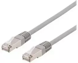 DELTACO STP-67AU - Patch kabelis - RJ-45 (kištukas) į RJ-45 (kištukas) - 7 m - F/UTP (folija dengta neekranuota susukta pora) - CAT 6a - be halogenų, lieto korpuso - pilkas