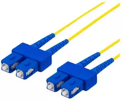 OS2 optinis kabelis DELTACO, SC - SC, duplex, singlemode, 5m / FB-55S