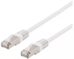 Deltaco SFTP-62VH, 2 m, Cat6, S/FTP (S-STP), RJ-45, RJ-45, baltas
