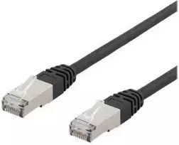 Deltaco SFTP-611UV, 1,5 m, Cat6, S/FTP (S-STP), RJ-45, RJ-45, juodas