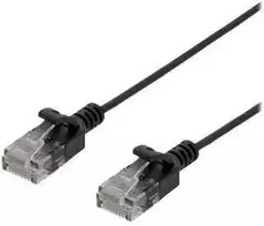 Deltaco UUTP-1400, 0,5 m, Cat6, U/FTP (STP), RJ-45, RJ-45, juodas
