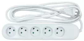 Nordic Quality 5 kontaktų lizdas su aklina anga (D), 3 m