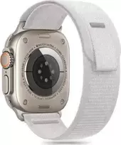 Tech-Protect nylon Stripe Apple Watch 6 / 7 / 8 / 9 / 10 / SE / Ultra 1 / 2 (44 / 45 / 46 / 49 mm) pilkos spalvos