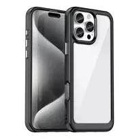 Hurtel Outer Space Gel Frame Apple iPhone 16 Pro – dėklas telefonui juodos spalvos